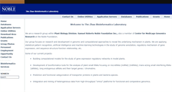Desktop Screenshot of bioinfo.noble.org