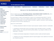 Tablet Screenshot of bioinfo.noble.org