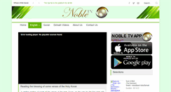 Desktop Screenshot of noble.tv