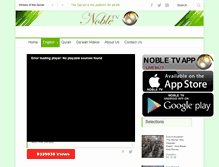 Tablet Screenshot of noble.tv